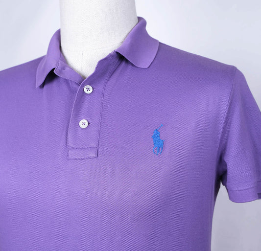 Ralph Lauren Purple Label, purple polo shirt, size M
