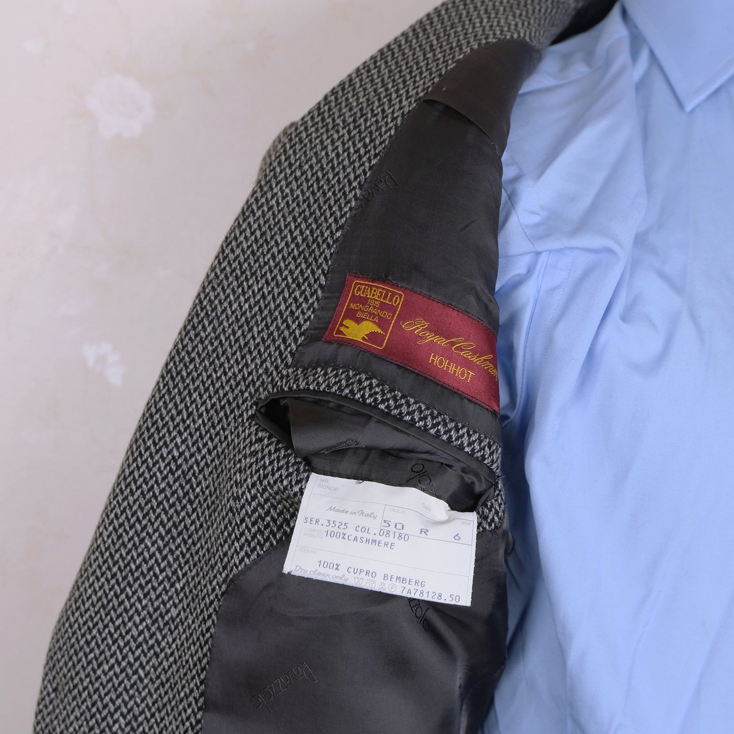 Ravazzolo, harmaa irtotakki, koko 50, kashmirvillaa