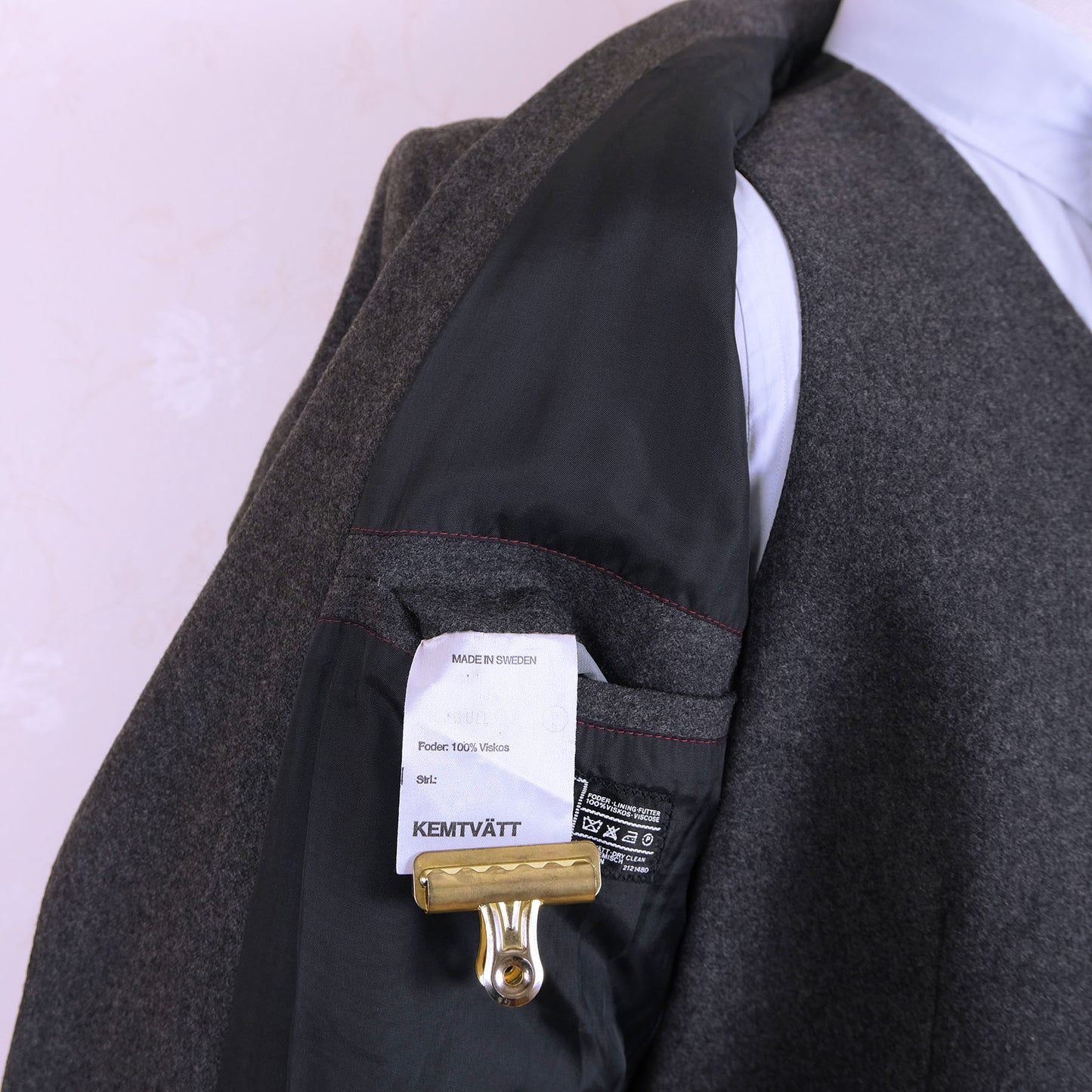 Paul and Shark, dark business suit, size 46UK, cotton