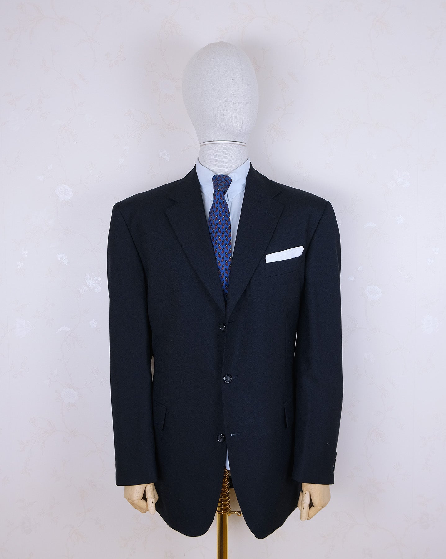 Paul and Shark, dark business suit, size 46UK, cotton