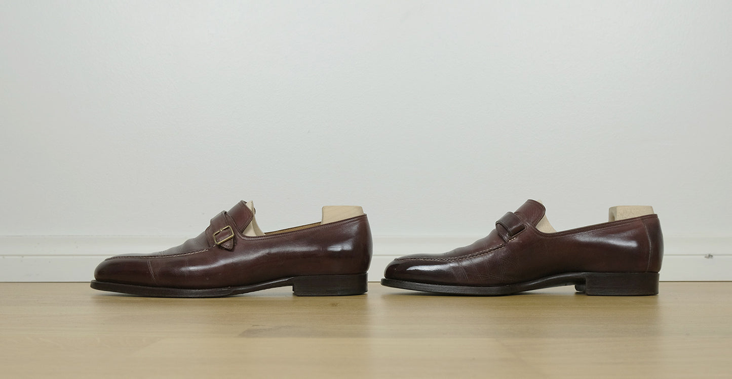 Saint Crispin's, hand made brown loafers, size 7.5UK, RRP 1674 e