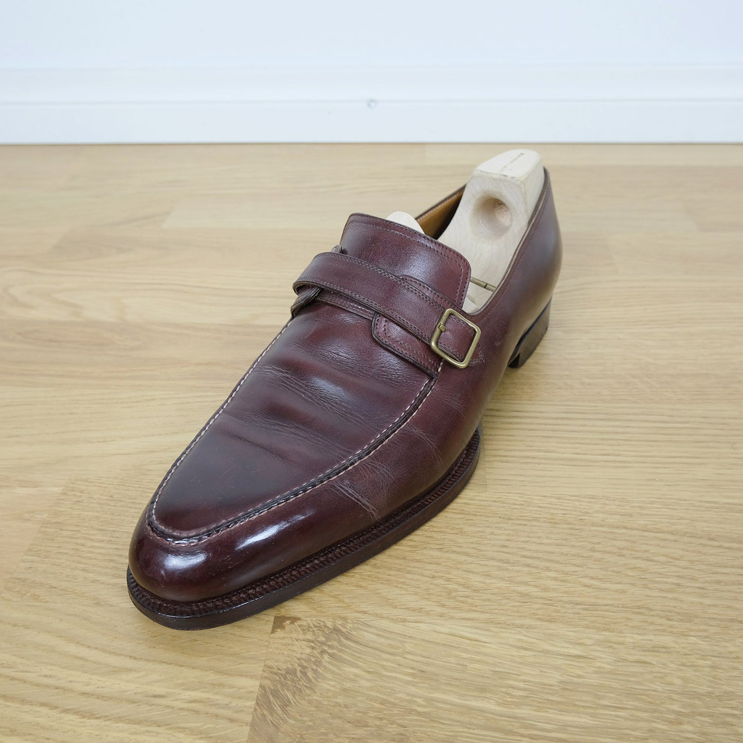 Saint Crispin's, hand made brown loafers, size 7.5UK, RRP 1674 e