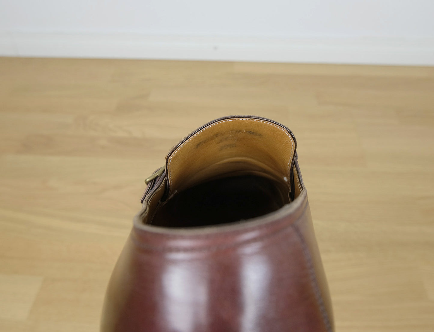 Saint Crispin's, hand made brown loafers, size 7.5UK, RRP 1674 e