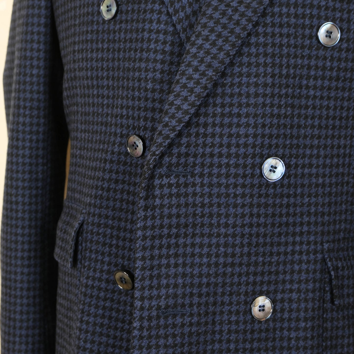 Sartoria Rossi, blue wool ulster coat, size 38UK