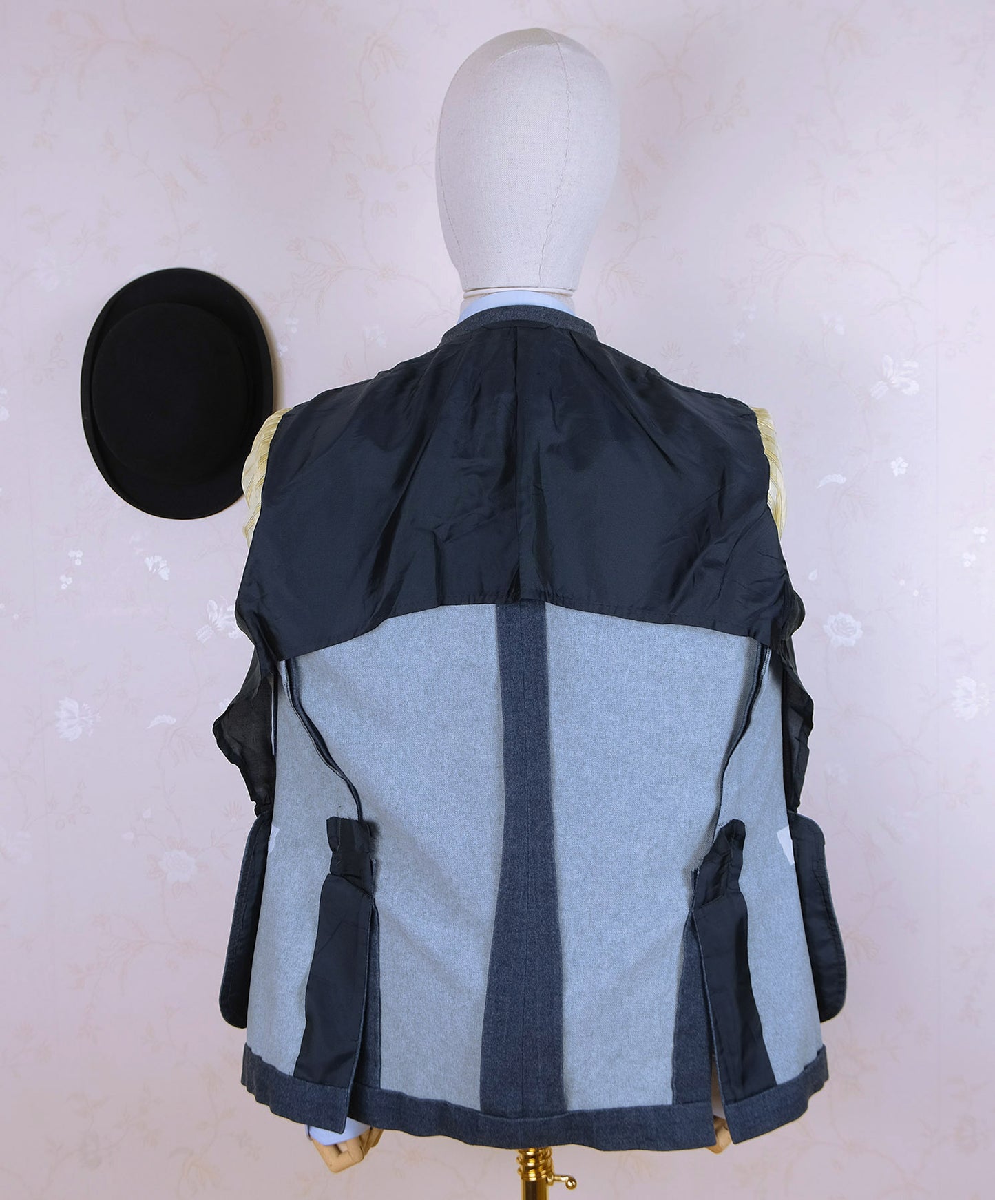 Sartorio, sininen käsintehty irtotakki, koko 52, pehmeä angorakangas