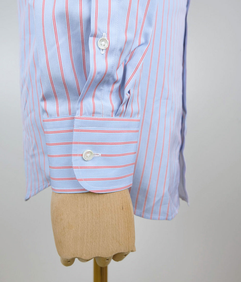 Stenströms, blue stripe collar shirt, size 43