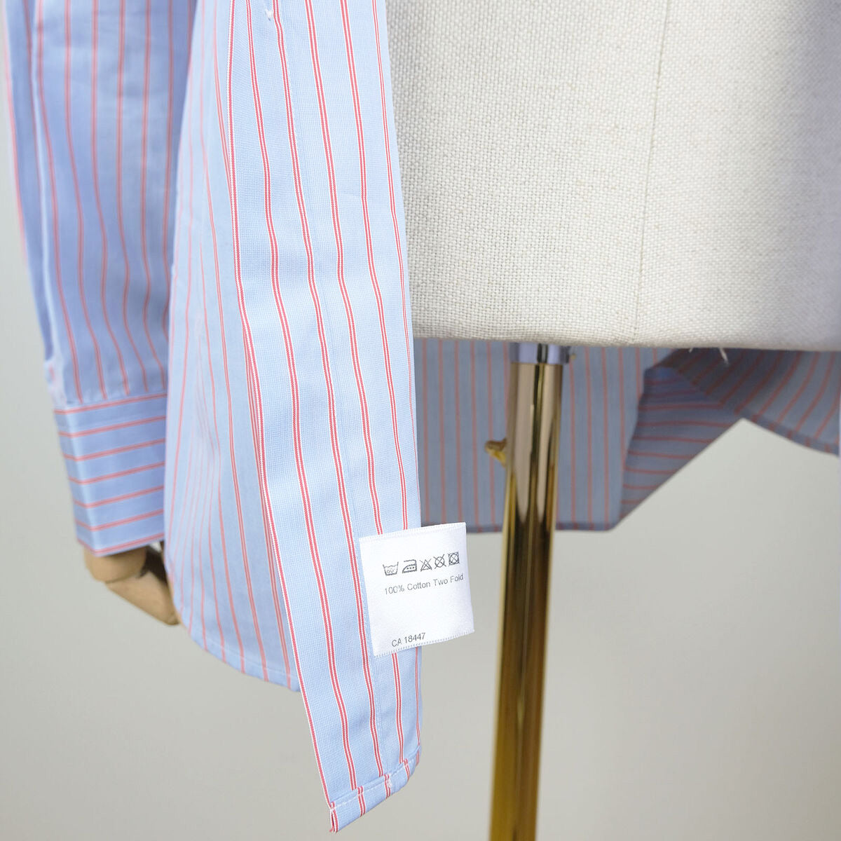 Stenströms, blue stripe collar shirt, size 43