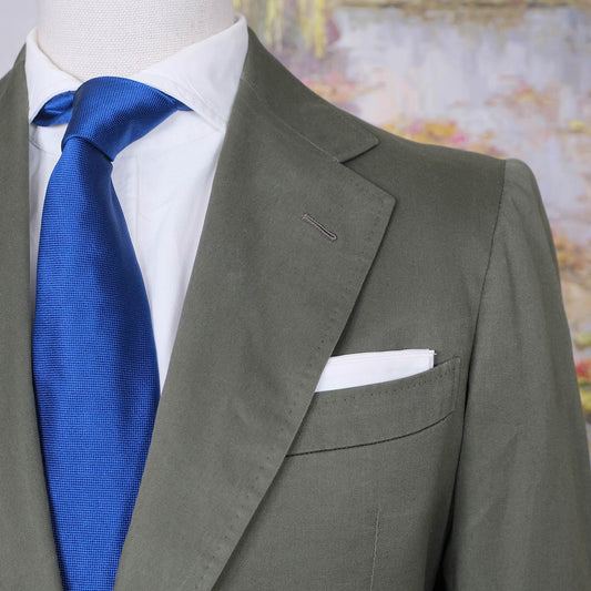 Tommy and Giulio Caraceni, green cotton jacket, size 36UK, made for the fashion designer Valentino