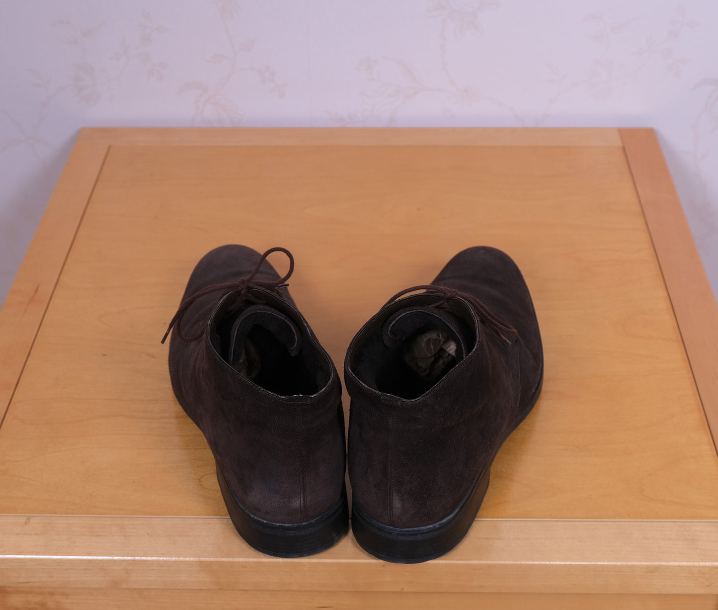 Bally, ruskeat talvikengät, koko 45 chukka-malli, turkisvuori