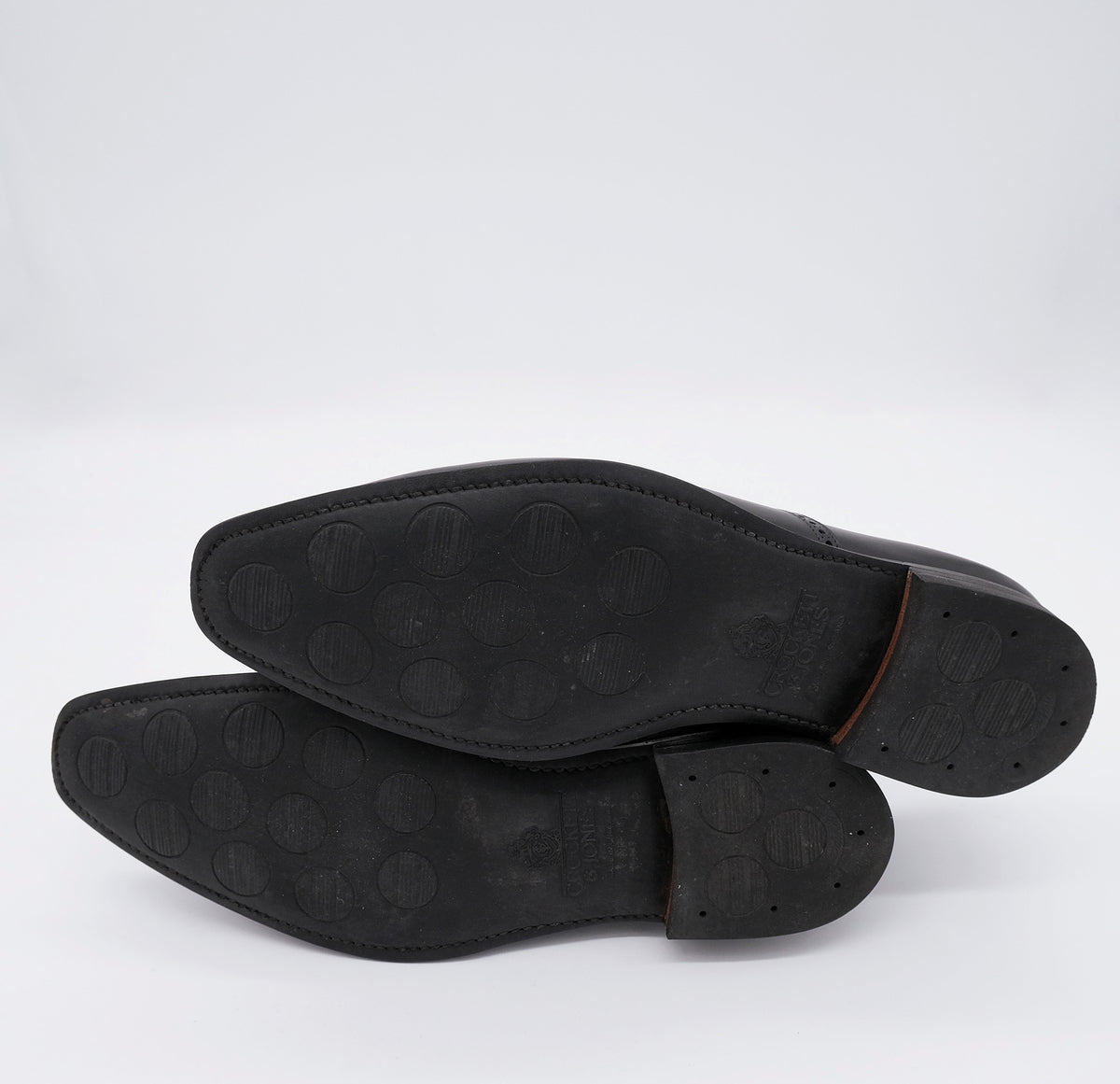 Crockett and Jones, mustat pukukengät, koko 43, kelpo kumipohja