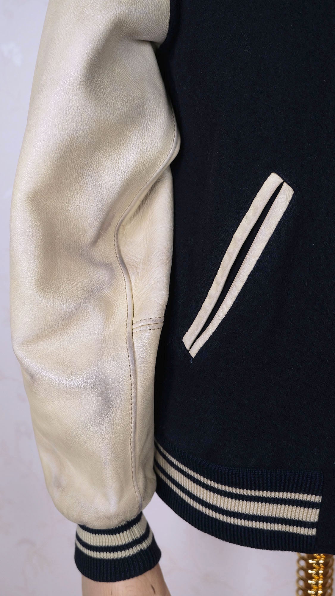 J. Press, baseball varsity jacket, size S, made in Japan