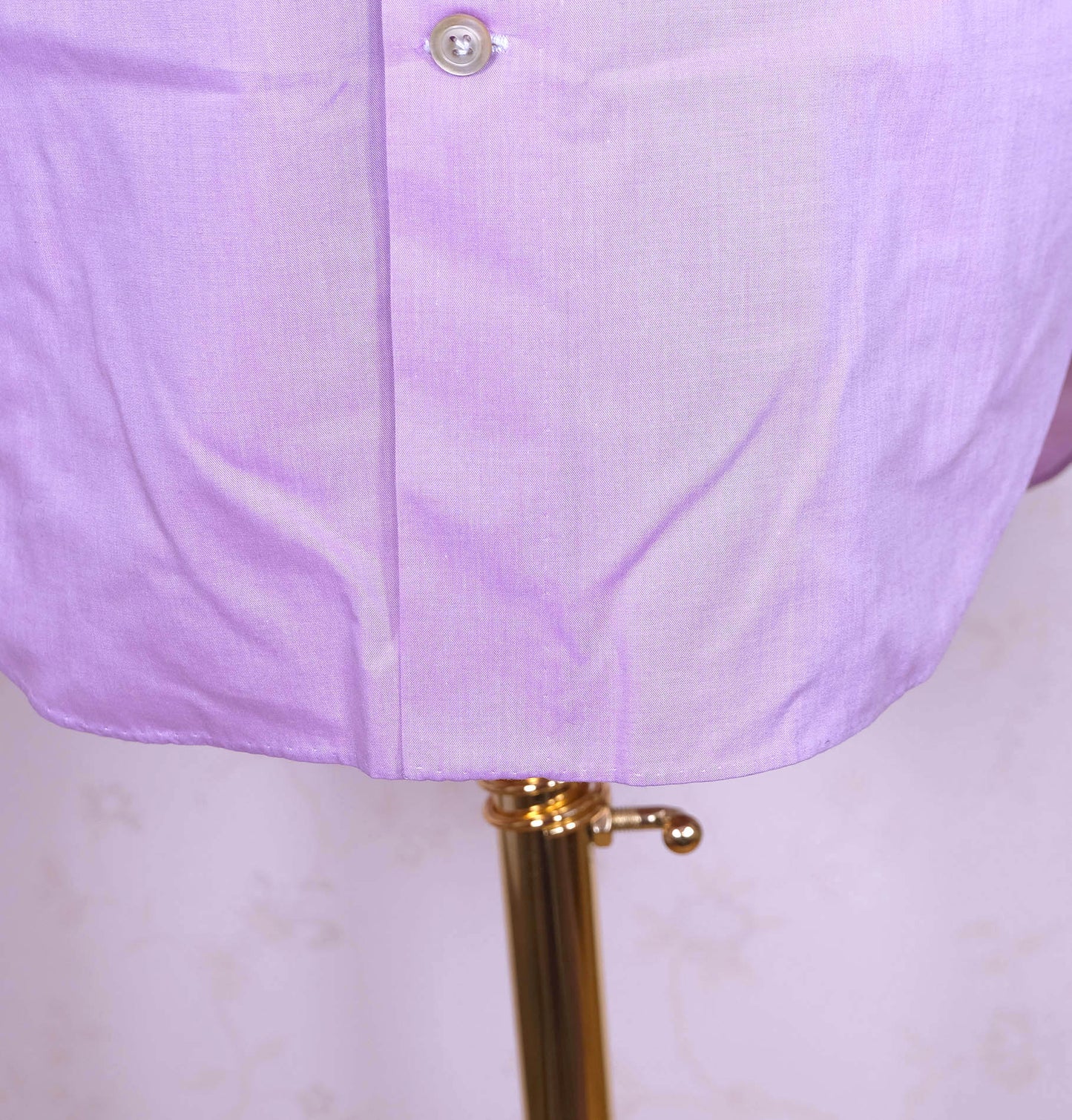 Kiton, lavender collar shirt, size 15.5, hand-sewn