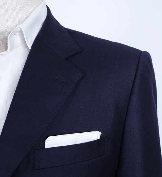 Pinstripes, sininen klubitakki, koko 50, käsintehty