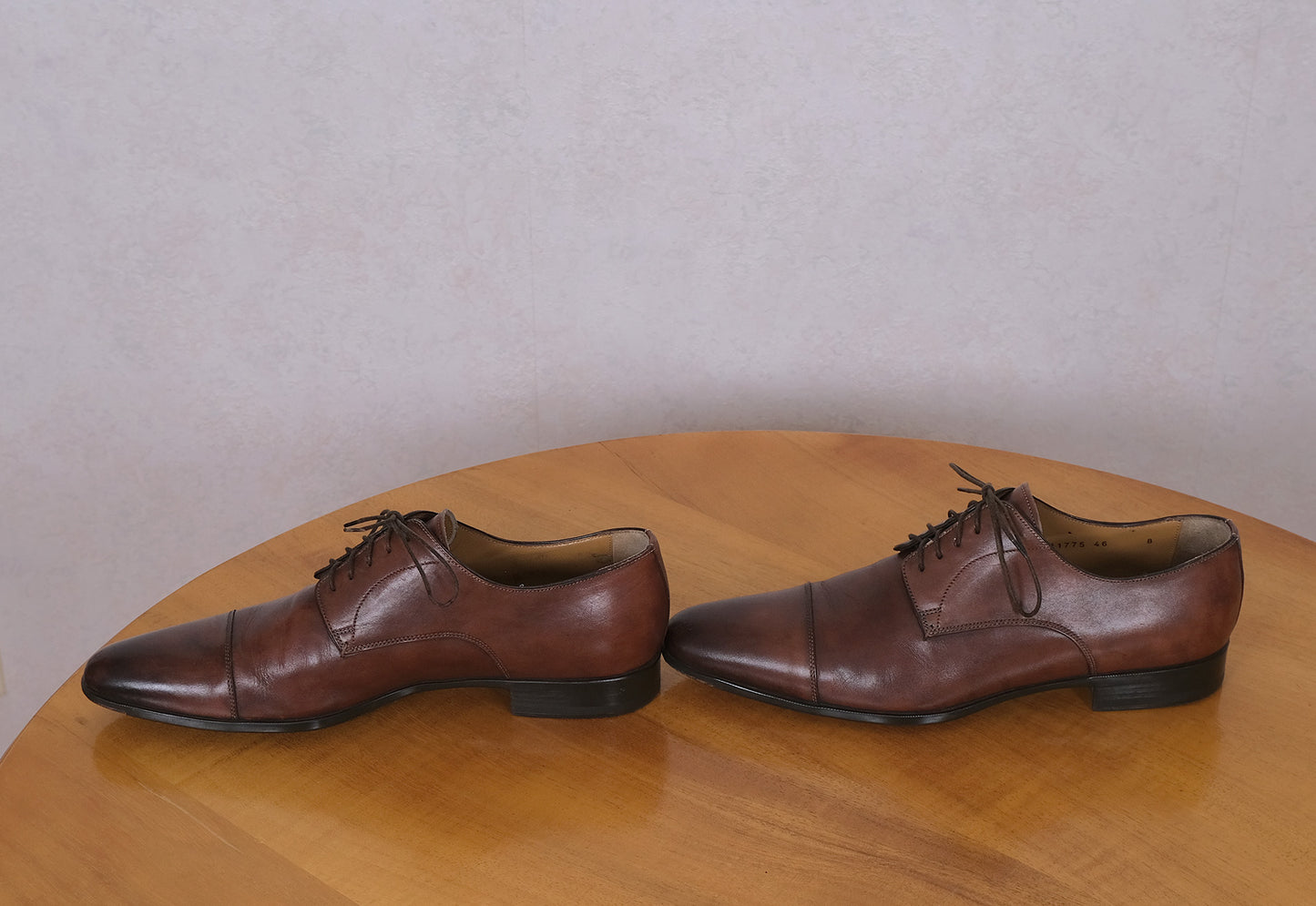 Santoni, ruskeat nauhakengät, koko 42, kumipohja