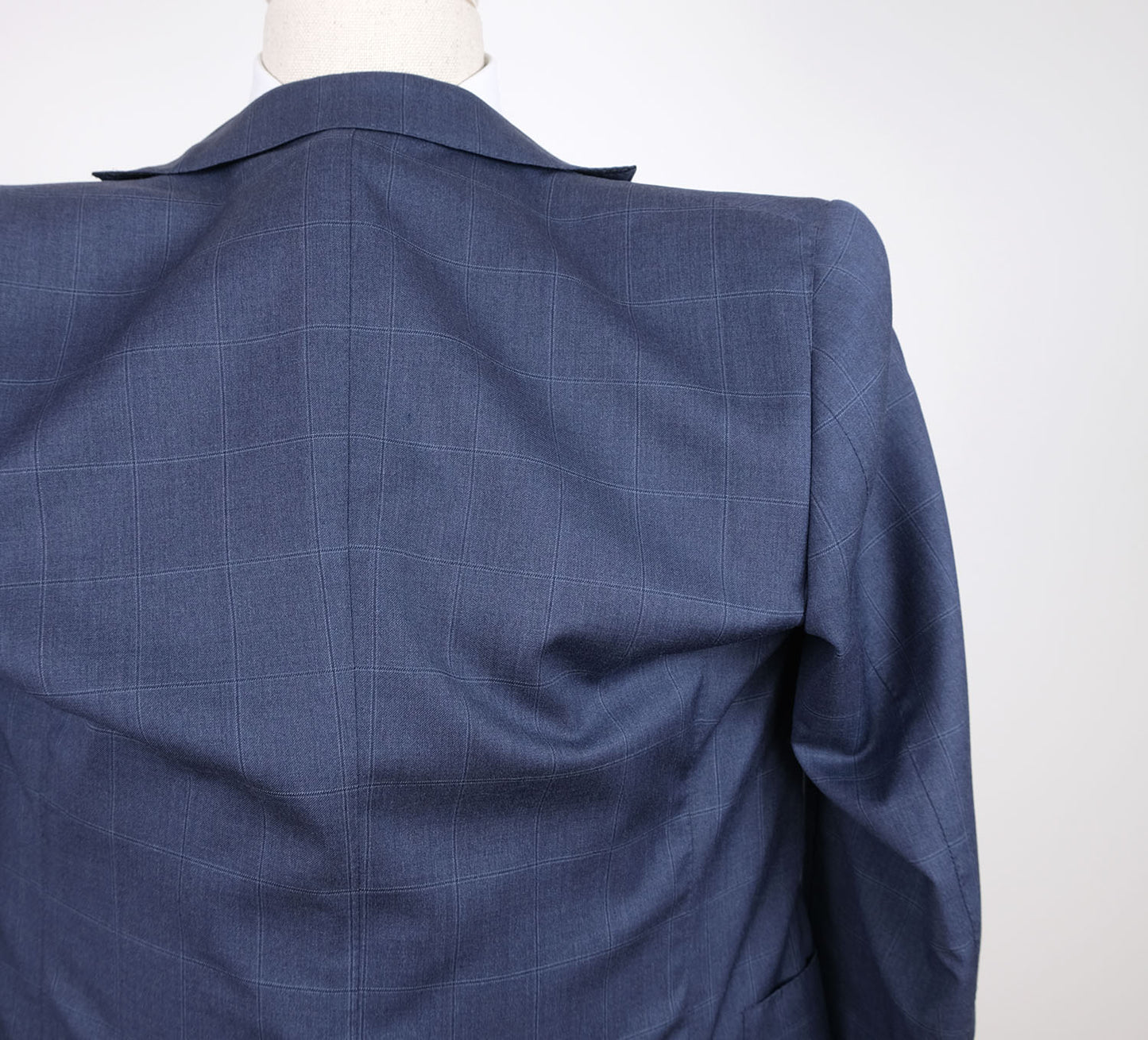 Scuderi, blue check suit, size 36UK, made to measure, RRP 1450 e