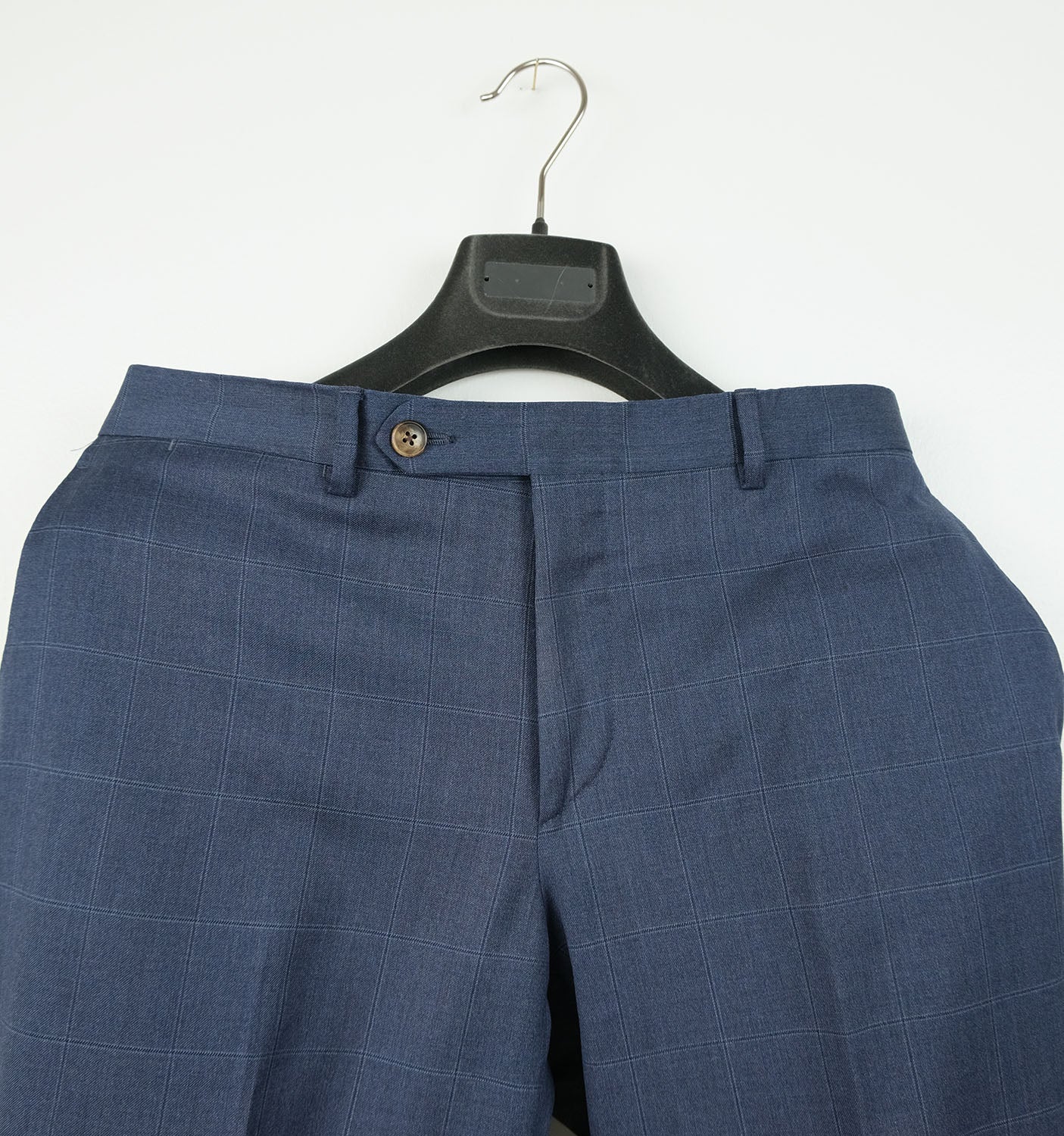 Scuderi, blue check suit, size 36UK, made to measure, RRP 1450 e