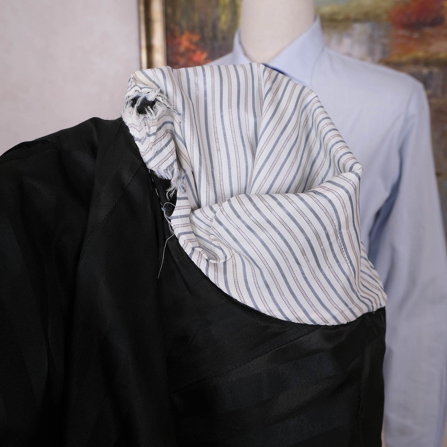 Vaatturinliike Sundstedt, harmaa puku, koko 54, suomalaista käsityötä