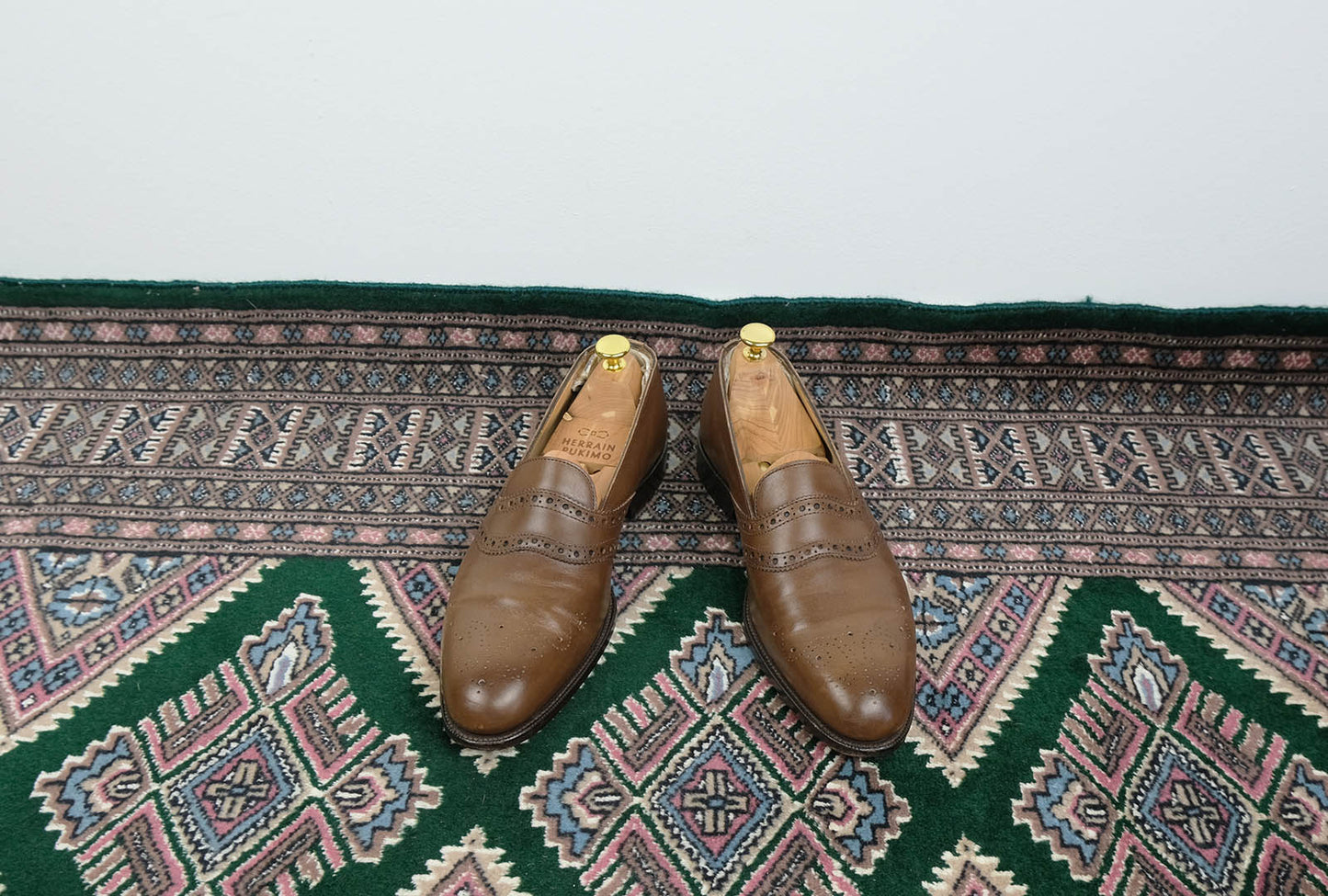 Alfred Sargent, brown saddle loafers, size 42EU, for Wildsmith