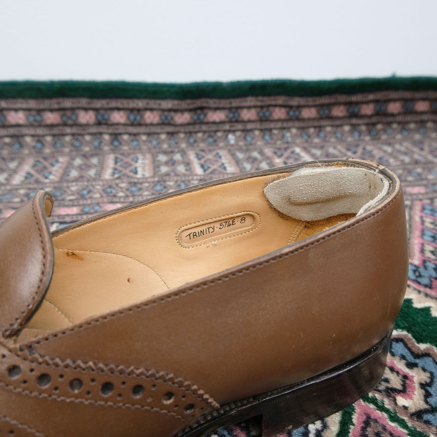 Alfred Sargent, brown saddle loafers, size 42EU, for Wildsmith