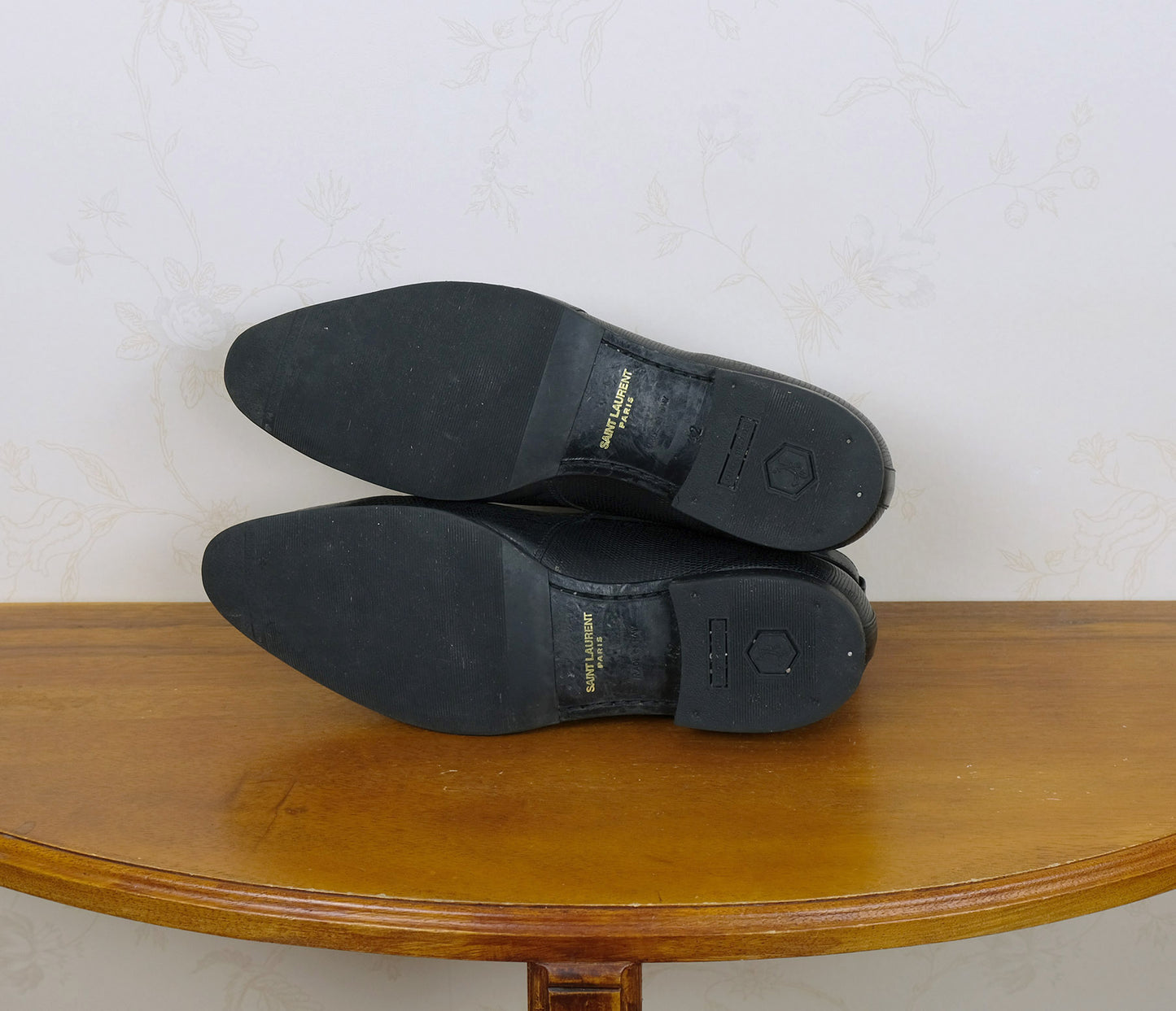 Yves Saint-Laurent, mustat jodhpur-varsikengät, koko 41