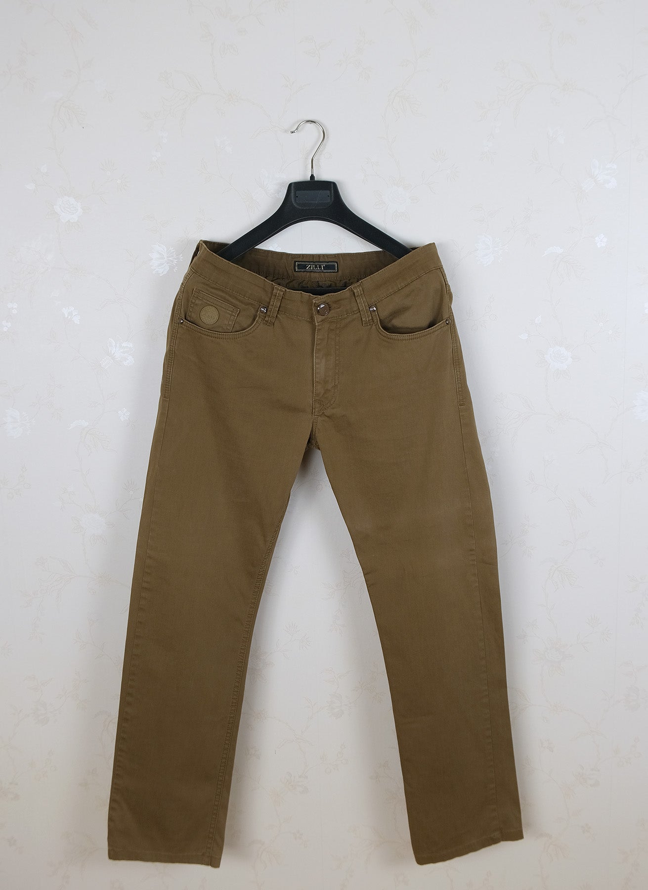 Zilli, tan cotton trousers, size 34'', retail price 990 e