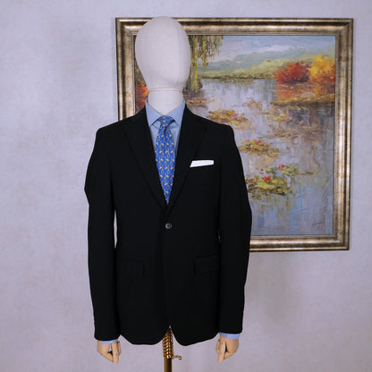 Acne Studios, black slim suit, size 48