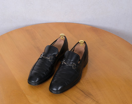 Bally, mustat louferit, koko 42, leveä lesti