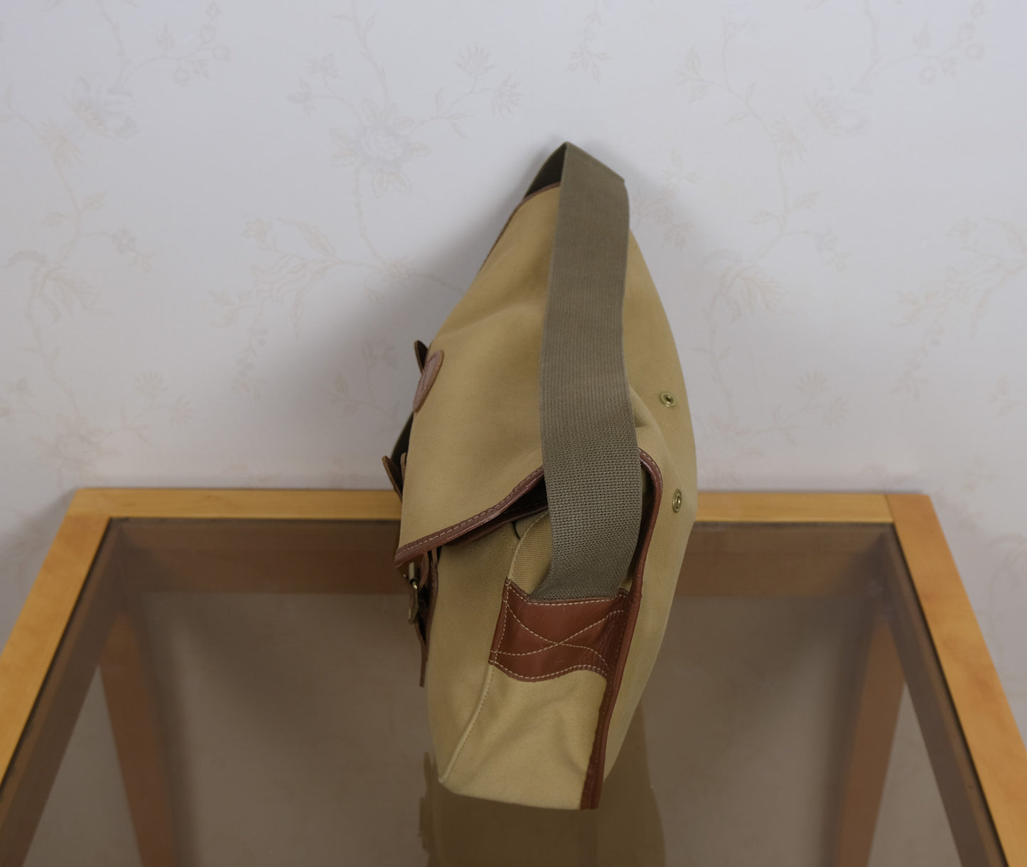 Barbour, light brown Tarras shoulder bag, cotton