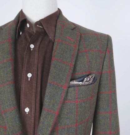 Blarney, green tweed jacket, size 56EU