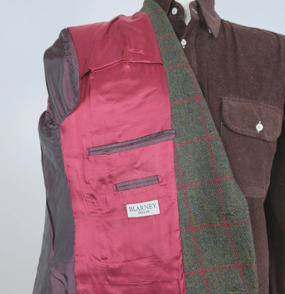 Blarney, green tweed jacket, size 56EU