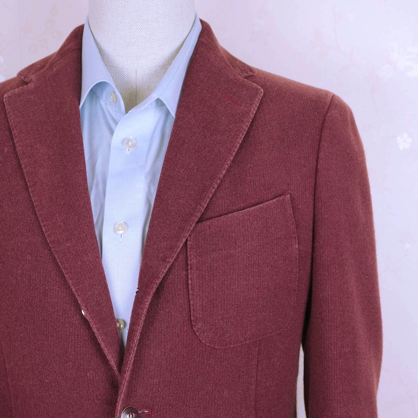 Boglioli, punertava irtotakki, koko 48, K-jacket, kashmirvillaa