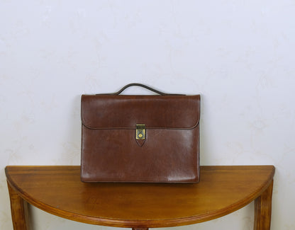 Böle Garveri, brown briefcase, handmade in Sweden, RRP 4000 e