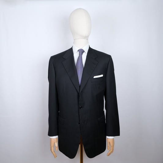 Brioni, käsintehty tumma puku, koko 54/56