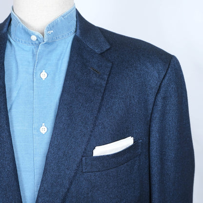 Brioni, sininen irtotakki, koko 58, villa-silkkikangas