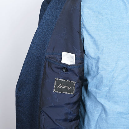 Brioni, sininen irtotakki, koko 58, villa-silkkikangas