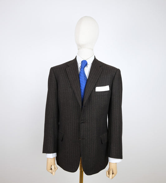 Brioni, ruskea käsintehty irtotakki, kashmirvillaa, koko 54, ovh 5600 e