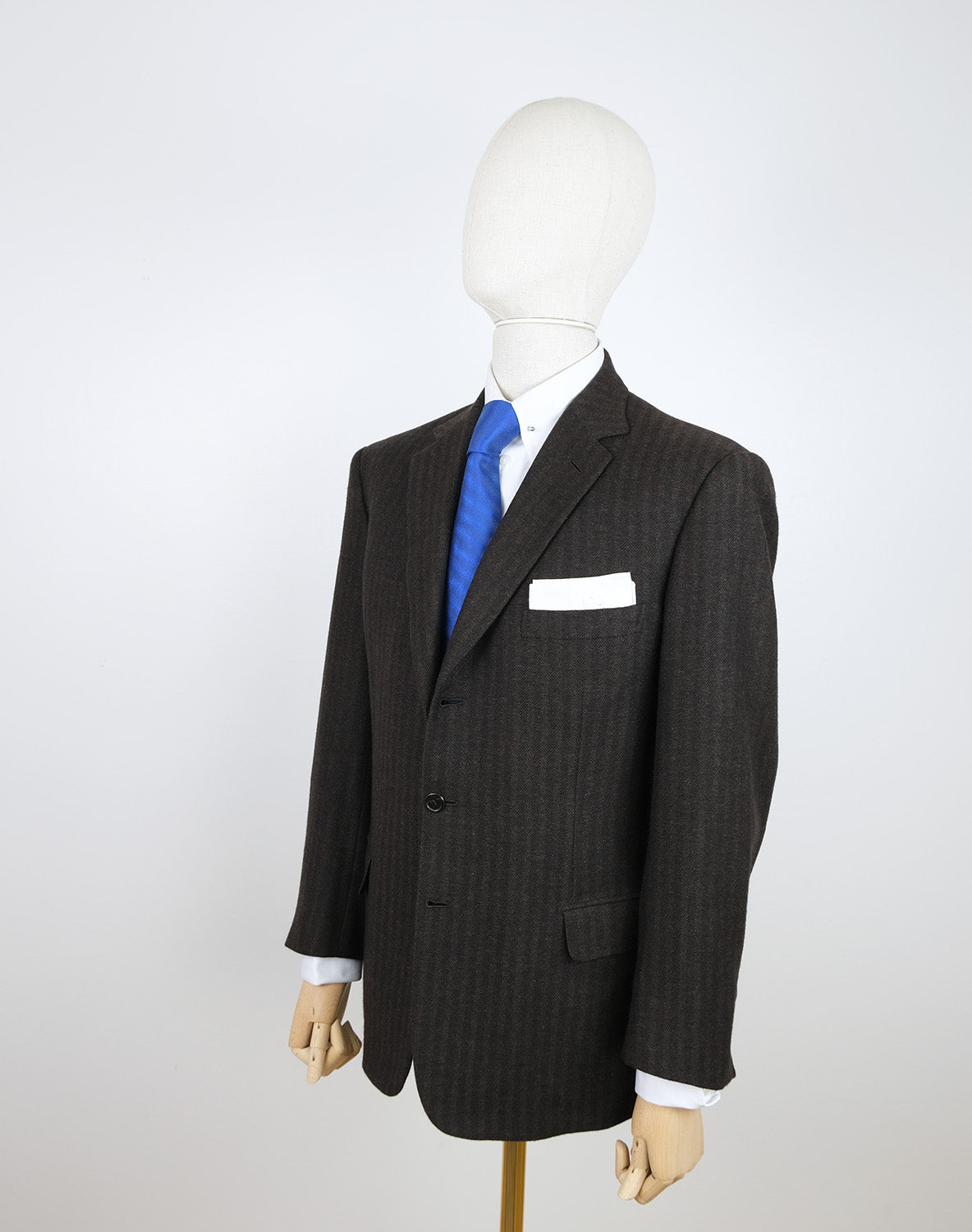 Brioni, ruskea käsintehty irtotakki, kashmirvillaa, koko 54, ovh 5600 e