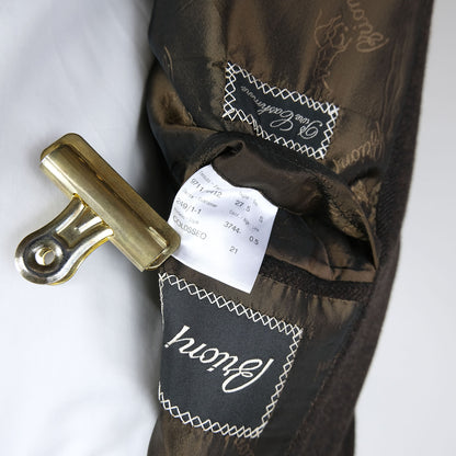 Brioni, ruskea käsintehty irtotakki, kashmirvillaa, koko 54, ovh 5600 e