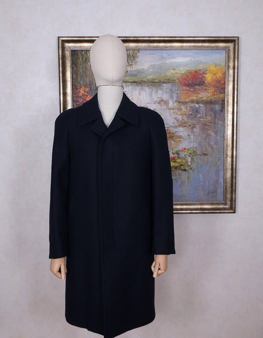 Brümmer, sininen villakangastakki, koko 50, minkkivuori