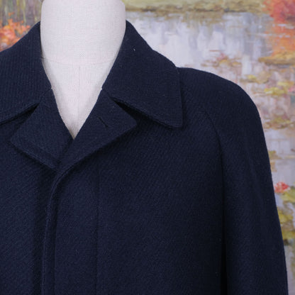 Brümmer, sininen villakangastakki, koko 50, minkkivuori