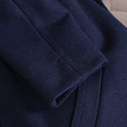 Brümmer, sininen villakangastakki, koko 50, minkkivuori