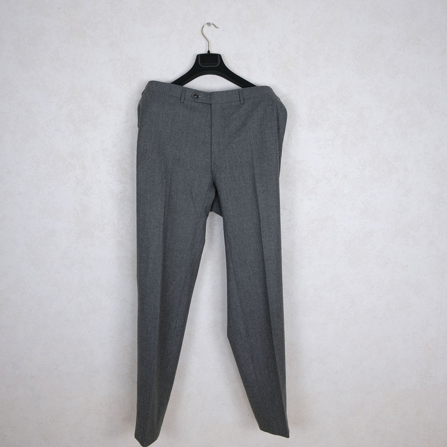 Canali, harmaa flanellipuku, koko 56, pitkä