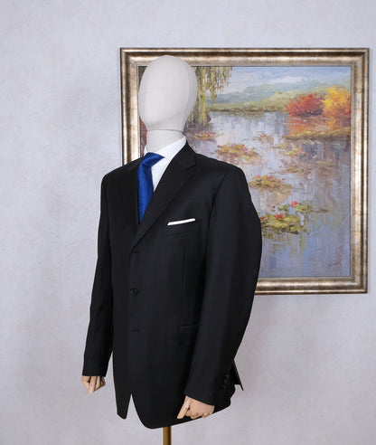 Canali, black wool suit, size 44UK, great condition