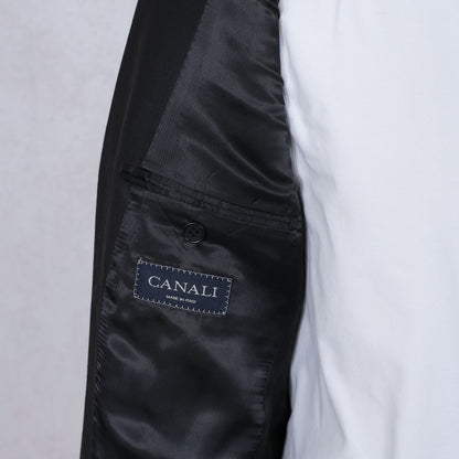 Canali, black wool suit, size 44UK, great condition