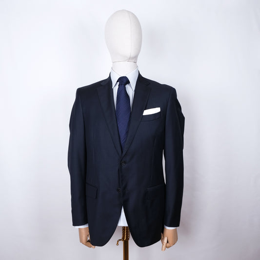 Cantarelli, blue wool suit, size 50EU