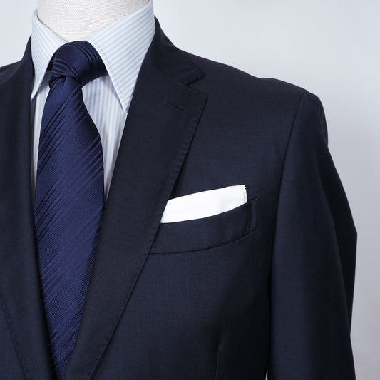 Cantarelli, blue wool suit, size 50EU