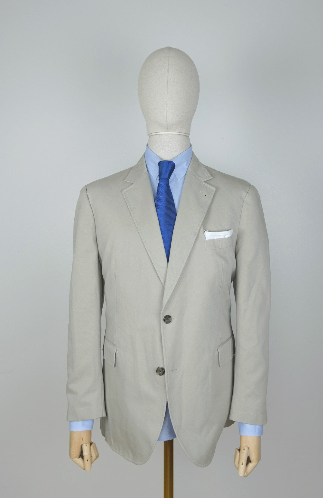 Charles Tyrwhitt, vaalea irtotakki, koko 54s