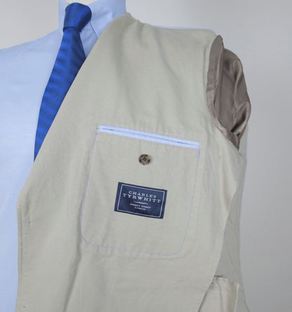 Charles Tyrwhitt, vaalea irtotakki, koko 54s
