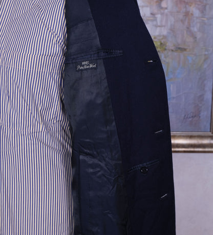 Chester Barrie, sininen villakangastakki, koko 48 tai 50