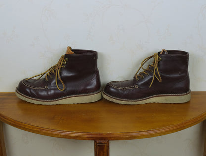 Coach, tummanpunaiset varsikengät, koko 42, Logger Boots
